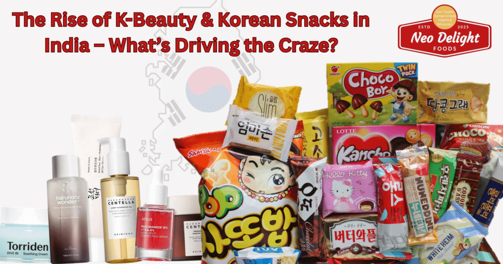 Korean snack and beauty products